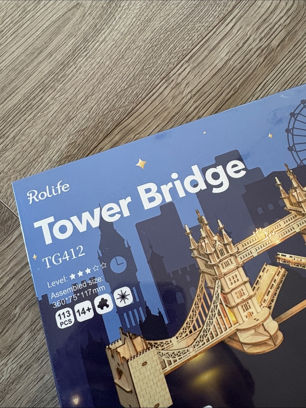 Rolife 3D wooden puzzle - Tower Bridge - Picture 2 of 3